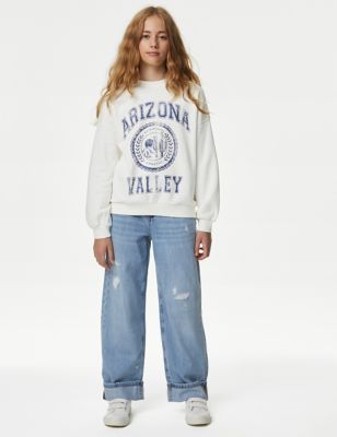Cotton Rich Arizona Valley Slogan Sweatshirt (6-16 Yrs)