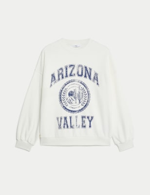 Cotton Rich Arizona Valley Slogan Sweatshirt (6-16 Yrs)