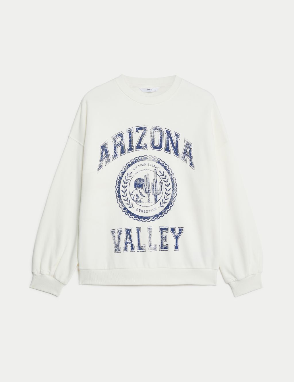 Cotton Rich Arizona Valley Slogan Sweatshirt (6-16 Yrs) image 2