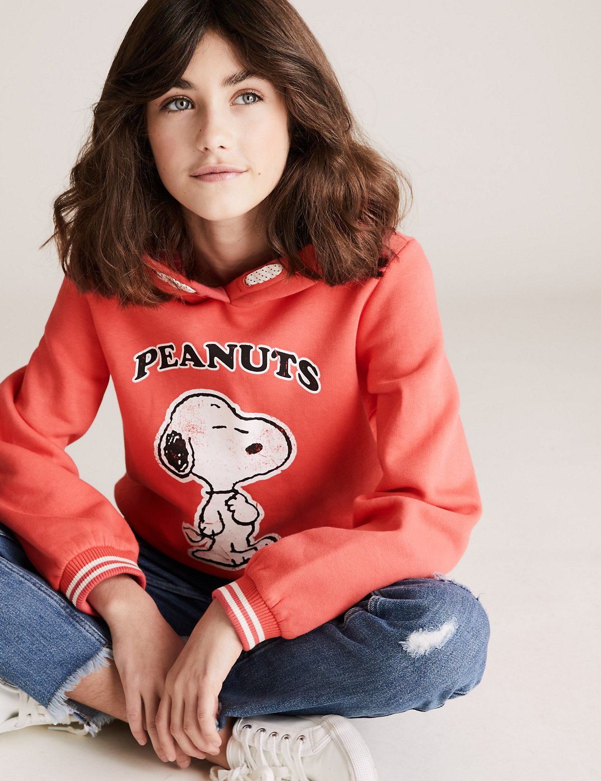 Snoopy™ Peanuts Slogan Hoodie (6-16 Yrs)