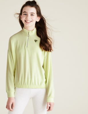 Half Zip Cosy Sweatshirt (6-14 Yrs) - IL