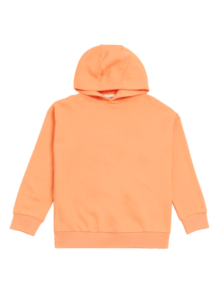 

Girls M&S Collection Cotton Rich Plain Hoodie (6-16 Yrs) - Orange, Orange
