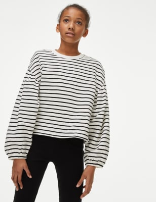 

M&S Collection Oberteil aus reiner Baumwolle (6-16 Jahre) - Ivory Mix, Ivory Mix