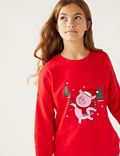 Cotton Rich Percy Pig Sweatshirt