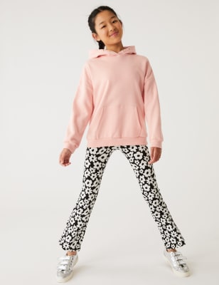 

M&S Collection Sudadera con capucha de algodón (6-16 años) - Coral, Coral