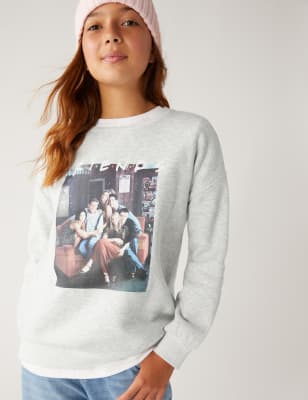 gray friends sweatshirt