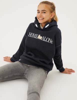 

M&S Collection Home Alone™-Hoodie aus reiner Baumwolle (6-16 Jahre) - Black, Black