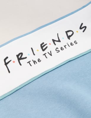 

Girls M&S Collection Cotton Rich Friends™ Sweatshirt (6-16 Yrs) - Blue Mix, Blue Mix