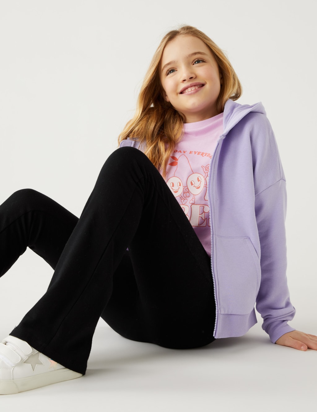 Cotton Rich Zip Hoodie (6-16 Yrs) image 2