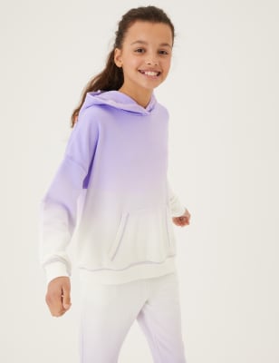 

Girls M&S Collection Cotton Rich Ombre Tie Dye Hoodie (6-16 Yrs) - Purple Mix, Purple Mix