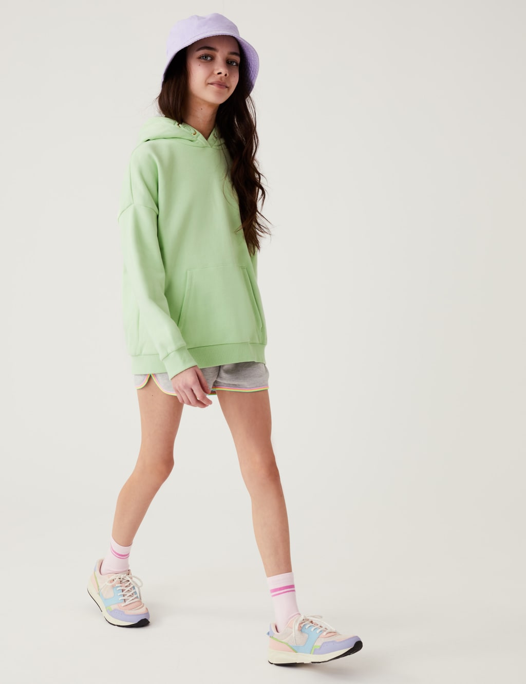 Cotton Rich Plain Hoodie (6-16 Yrs) image 2