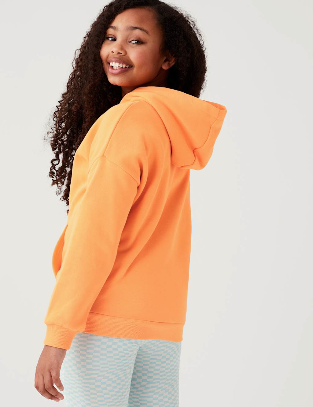 Cotton Rich Plain Hoodie (6-16 Yrs) image 3