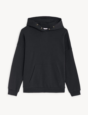 Cotton Rich Plain Hoodie (6-16 Yrs)