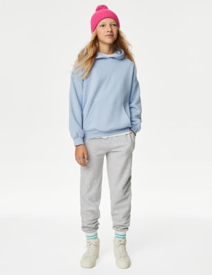 

Girls,Unisex,Boys M&S Collection Cotton Rich Hoodie (6-16 Yrs) - Blue, Blue