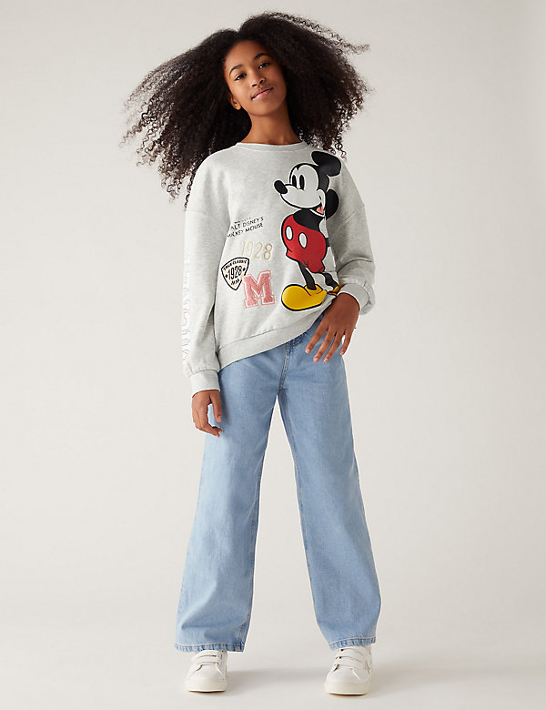 Cotton Rich Mickey Mouse™ Sweatshirt (6-16 Yrs) - CH