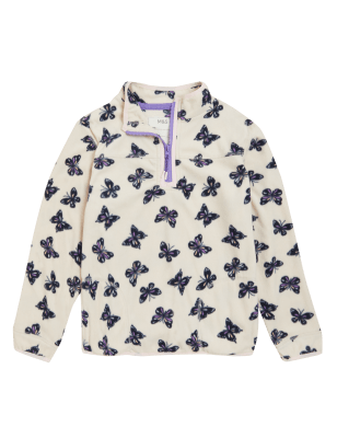 

Girls M&S Collection Fleece Butterfly Top (6-16 Yrs) - Cream Mix, Cream Mix