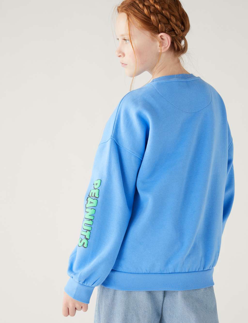 Cotton Rich Snoopy™ Sweatshirt (6-16 Yrs) image 3