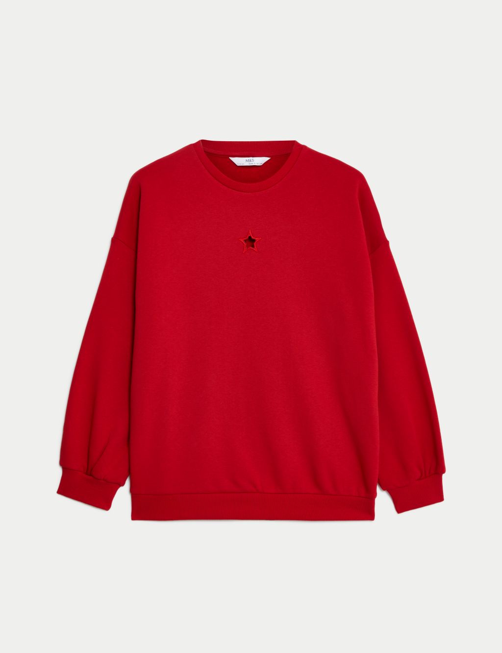 Cotton Rich Star Sweatshirt (6-16 Yrs) image 2