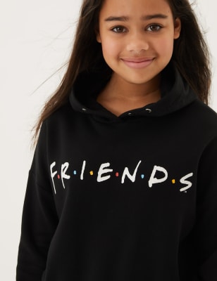 

Girls M&S Collection Friends™ Cotton Rich Hoodie (6-16 Yrs) - Black, Black