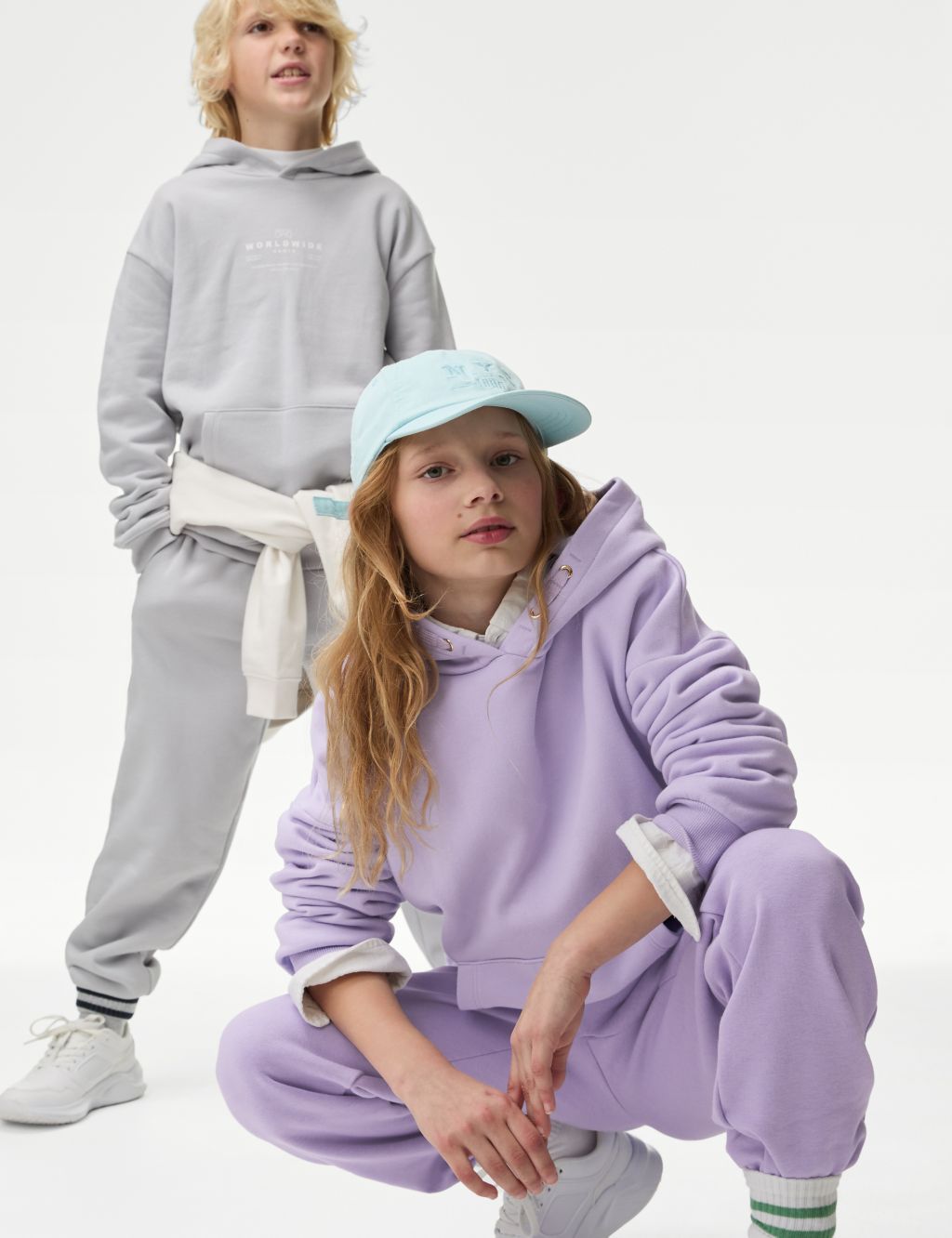 Cotton Rich Oversized Hoodie (6-16 Yrs) image 1