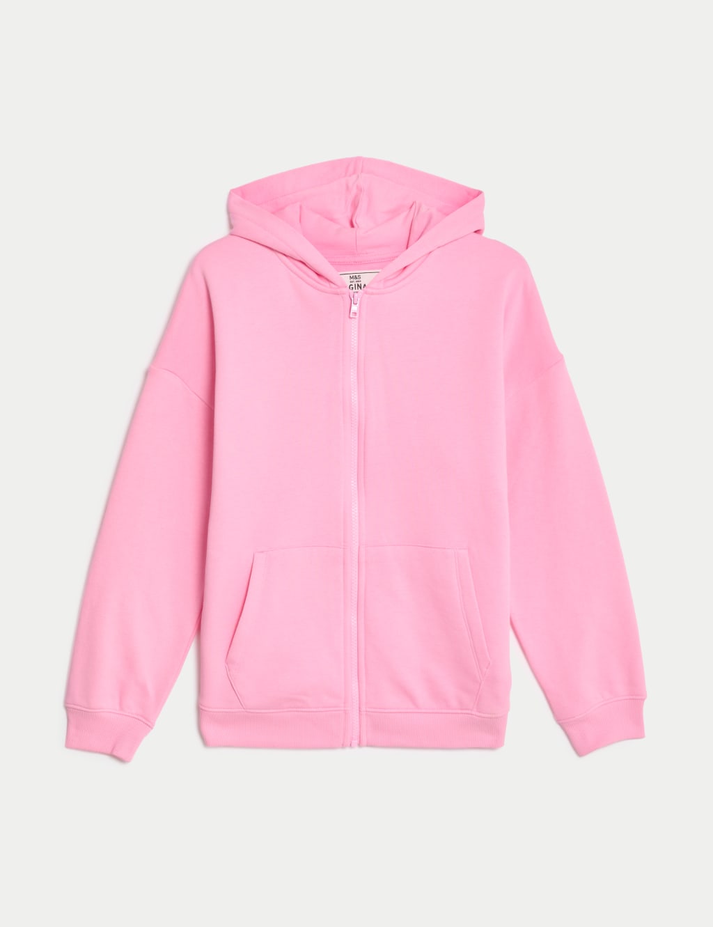 PUMA Girls' Fleece No. 1 Logo Pullover Hoodie, Light Pastel Pink