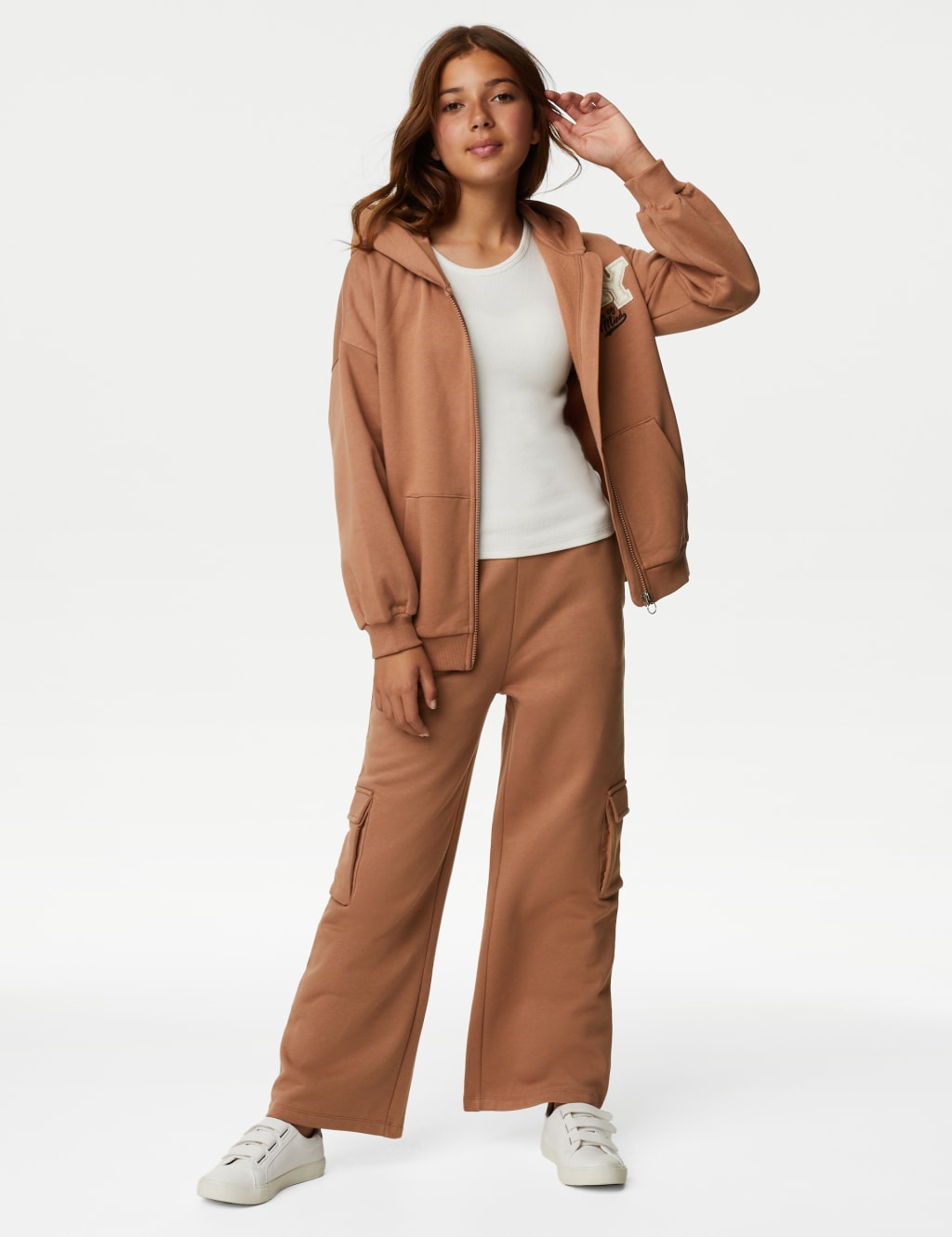 Cotton Rich Zip Hoodie (6-16 Yrs) image 3