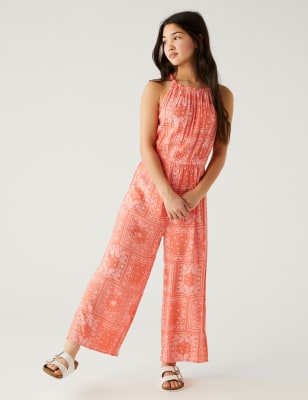 Bandana Print Jumpsuit (6-16 Yrs)