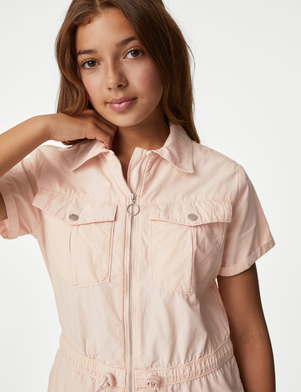 Pure Cotton Playsuit (6-16 Yrs) image 4