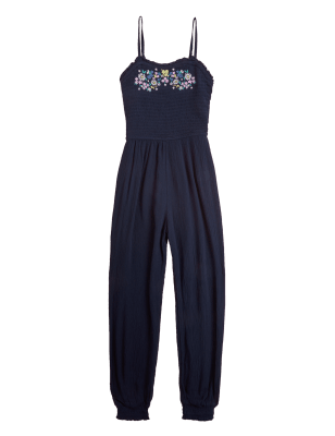 

M&S Collection Jumpsuit mit Stickerei (6-16 J.) - Navy, Navy