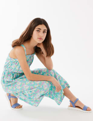 

Girls M&S Collection Floral Jumpsuit (6 - 16 Yrs) - Blue Mix, Blue Mix