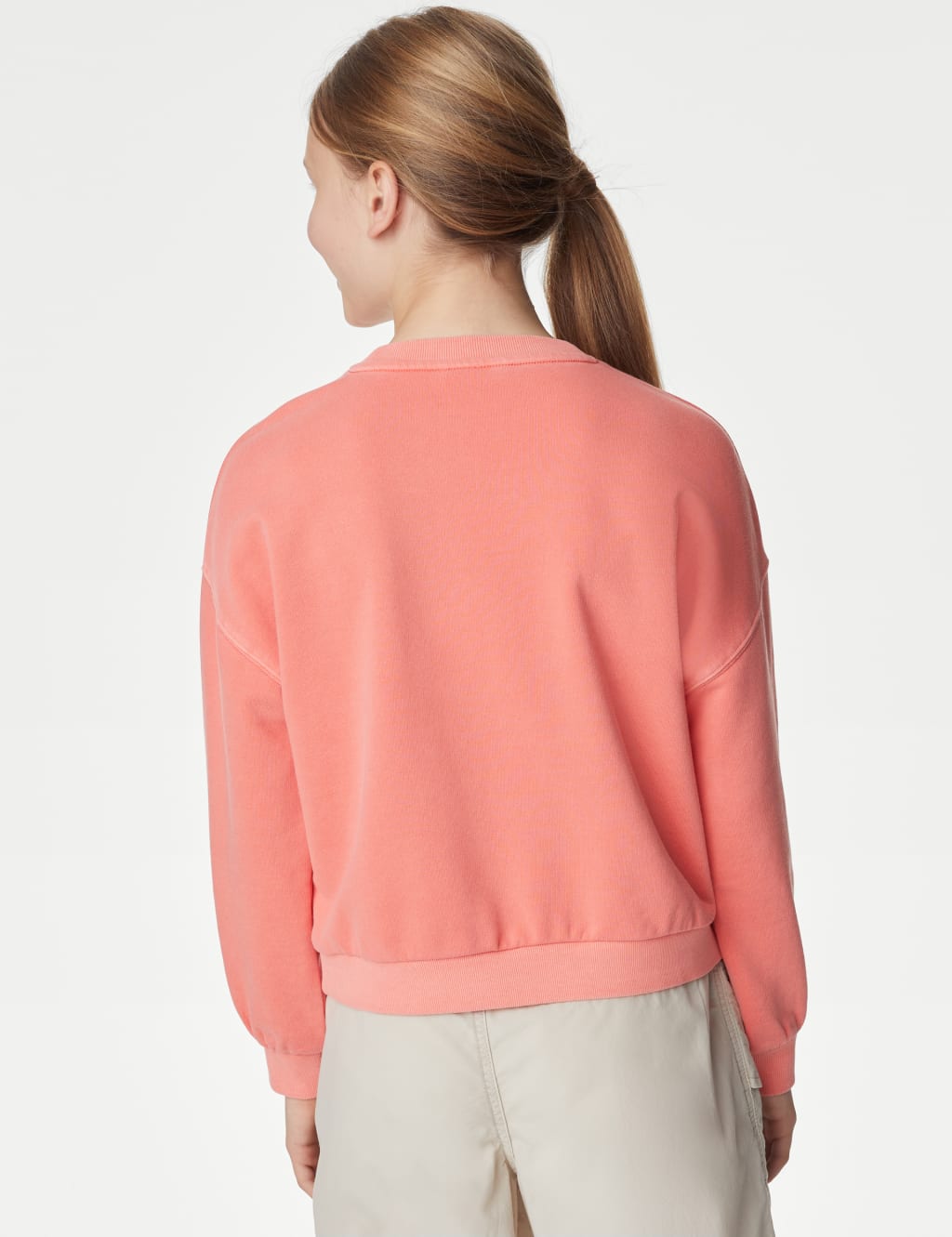 Cotton Rich Slogan Sweatshirt (6-16 Yrs) image 4