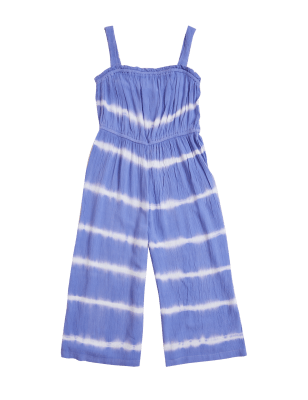 

M&S Collection Jumpsuit mit Batikmuster (6-16 J.) - Blue Mix, Blue Mix