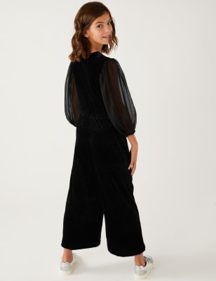 Monki store velvet jumpsuit