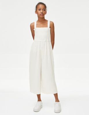 M&S Printed Dress, 2-3 Years, Bright Aqua - HelloSupermarket