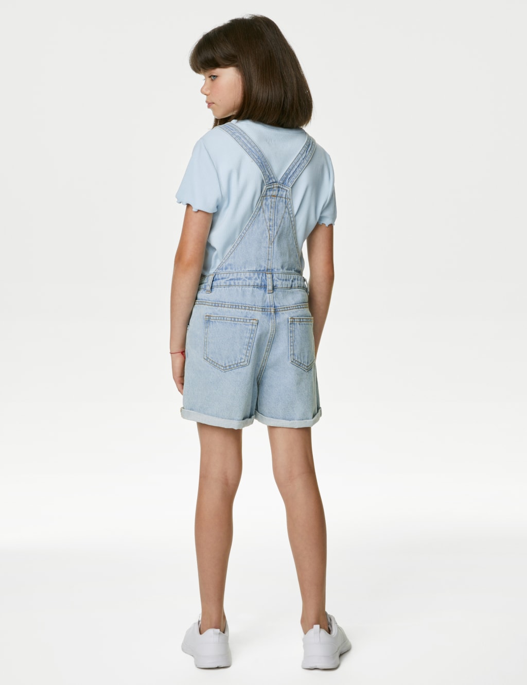 Denim Patchwork Dungarees (6-16 Yrs) image 4