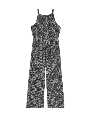 

Girls M&S Collection Ditsy Floral Jumpsuit (6-16 Yrs) - Black Mix, Black Mix