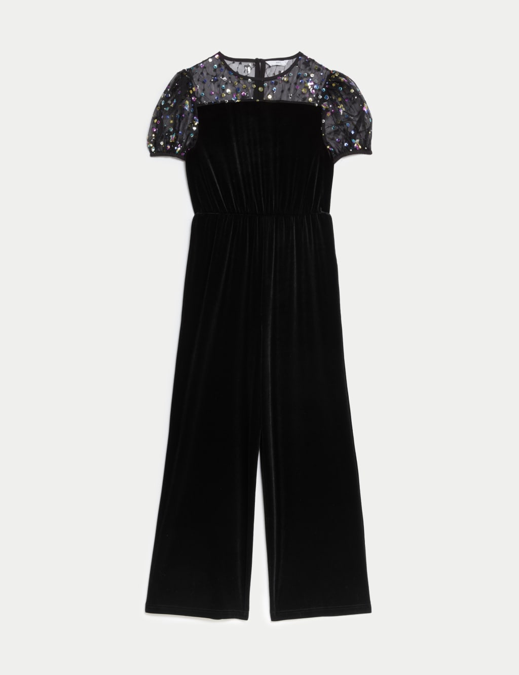 Velvet Sequin Jumpsuit (6-16 Yrs) image 2