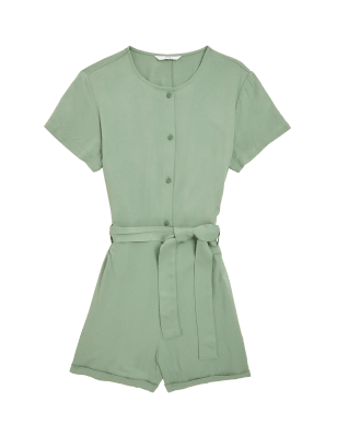 

Girls M&S Collection Printed Boilersuit (6-16 Yrs) - Khaki, Khaki