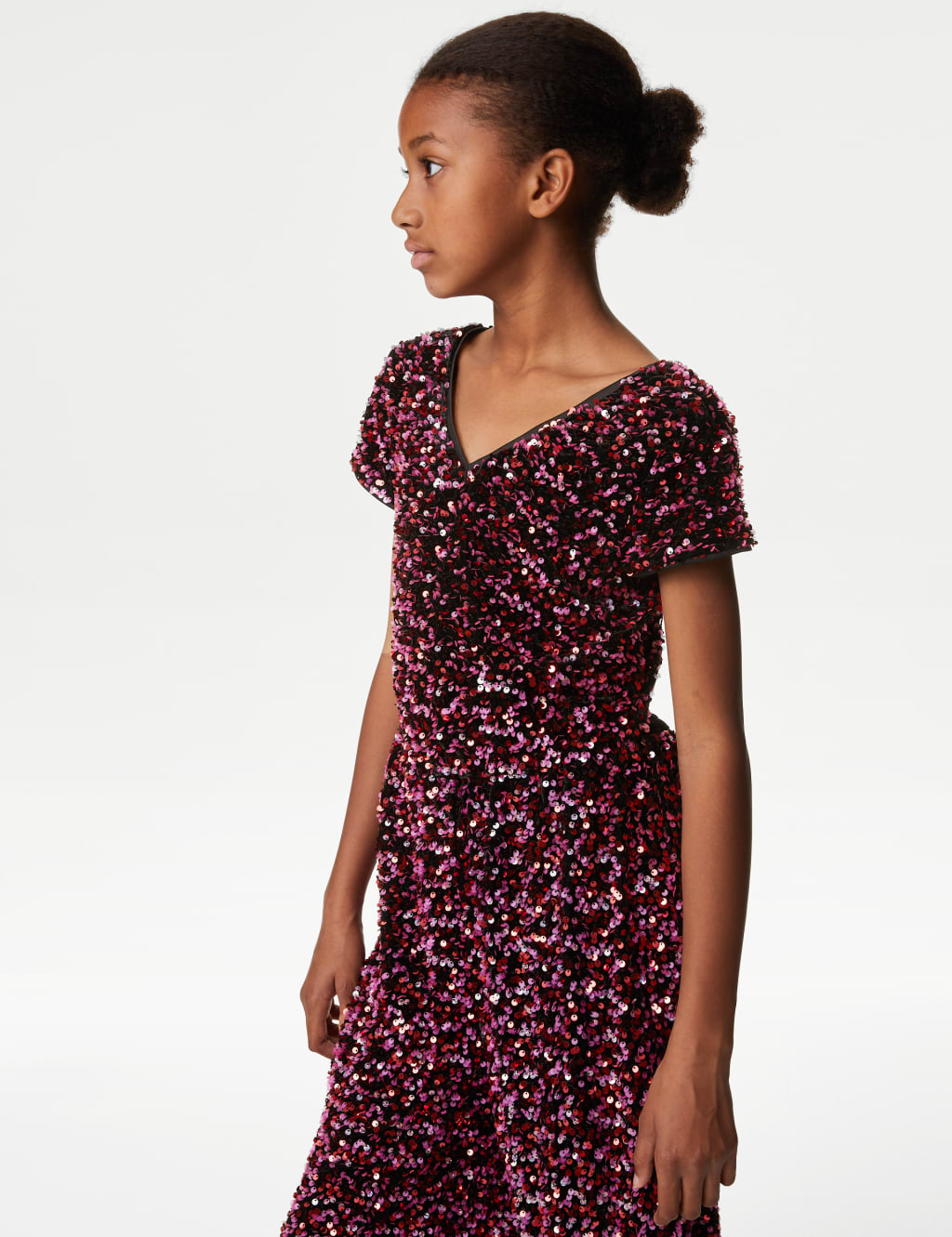 Sequin Wide Leg Jumpsuit (6-16 Yrs) image 3
