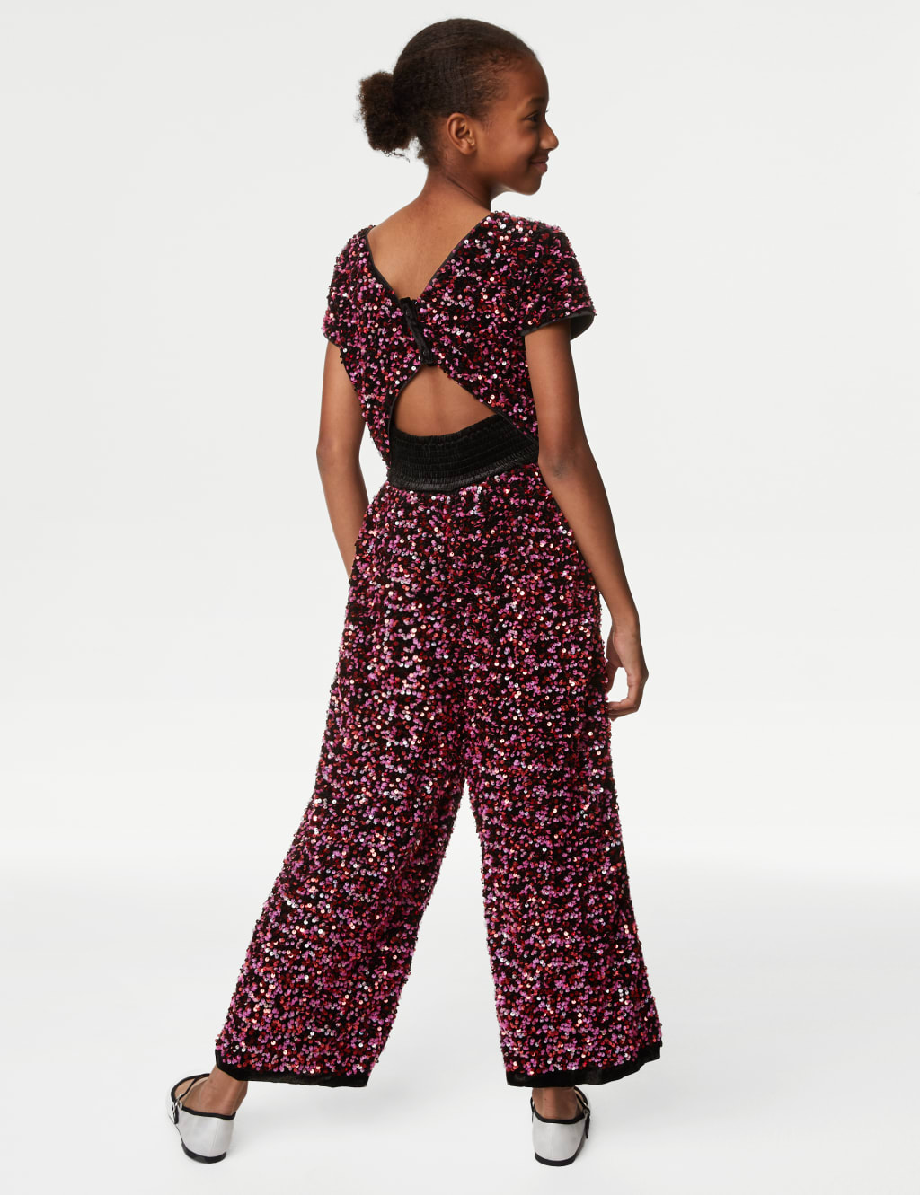 Sequin Wide Leg Jumpsuit (6-16 Yrs) image 4