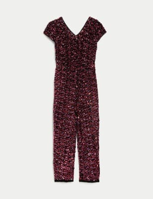 Sequin Wide Leg Jumpsuit (6-16 Yrs)