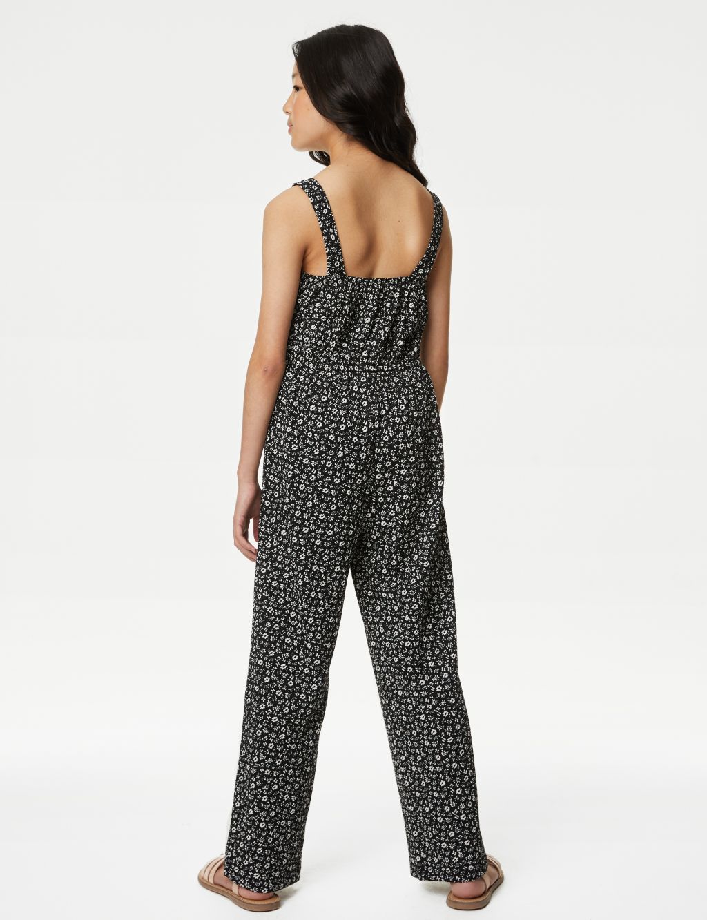 Printed Ditsy Floral Jumpsuit (6-16 Yrs) image 4
