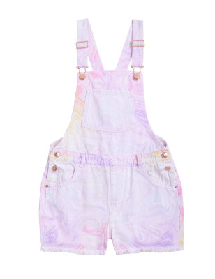 

Girls M&S Collection Denim Marble Print Dungarees (6-16 Yrs) - Pink Mix, Pink Mix