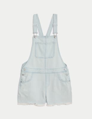 Denim Tie Dye Dungarees (6-16 Yrs)