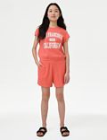 2pc Cotton-Rich Top & Bottom Outfit (6-16 Yrs)
