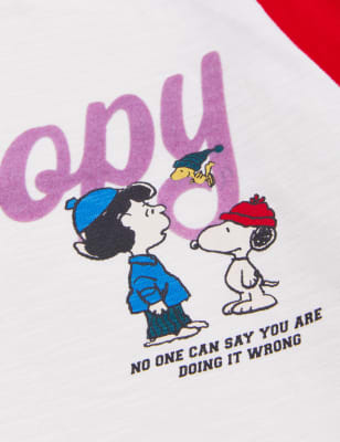 

Girls M&S Collection Pure Cotton Snoopy™ Top (6-16 Yrs) - Cream Mix, Cream Mix