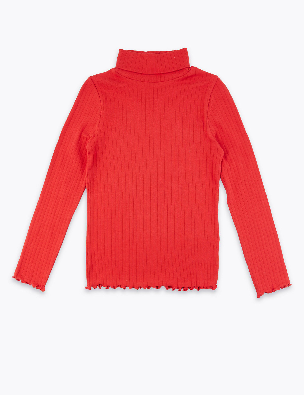 Cotton Rich Roll Neck Top (3-16 Yrs)