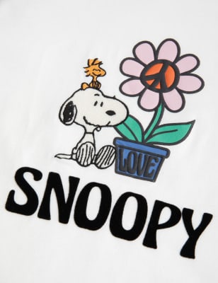 

Girls M&S Collection Pure Cotton Snoopy™ Top (6-16 Yrs) - Cream Mix, Cream Mix