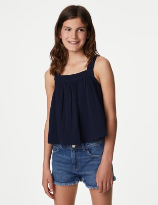 

M&S Collection Unterhemd aus reiner Baumwolle (6-16 Jahre) - Navy, Navy
