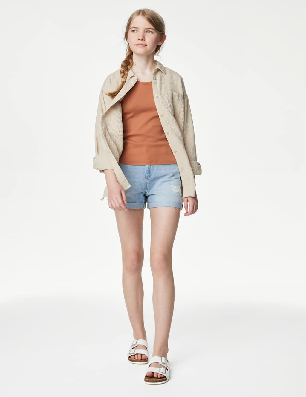 Pure Cotton Shirt (6-16 Yrs) image 2